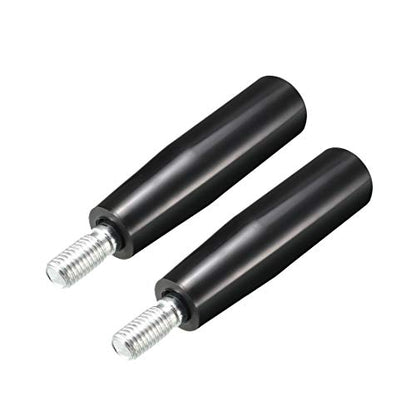 uxcell 2Pcs Revolving Handwheel Machine Handle M12x100mm Male Threaded Stem - size: M12 x 100mm