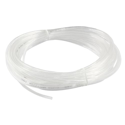 Pneumatic Tubing 1/8" OD Clear PU Polyurethane Air Line Hose - color: Clear