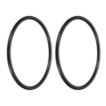 uxcell 2Pcs AS-433 Nitrile Rubber O-Rings 5-1/2" ID 6" OD 1/4" W Black - size: 5-1/2" ID 6" OD 1/4" Width