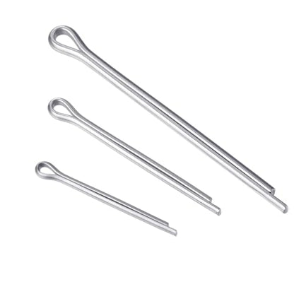 20Pcs Cotter Pin Assortment Kit, Zinc Plated Hairpins, M4x80mm - size: M4x80mm