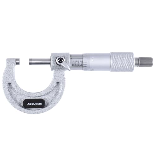 Accusize Industrial Tools 0-1'' by 0.0001'' Ultra-Precision Outside Micrometer, Eg00-0001 - size: 0-1"