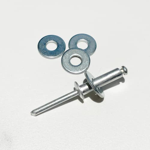300 pcs Aluminum Pop Rivet Washers for 3/16 inch Diameter Rivets, Backup Blind Rivets Washer - size: 3/16" Washers (300 Count)