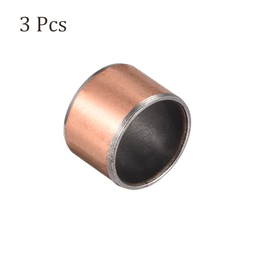 3pcs 1210 Sleeve Bearings - [12mm Bore Dia x 14mm OD x 10mm Length] Wrapped Oilless Bushings for Sliding Movements of Machinery Use - size: 12mm x 14mm x 10mm