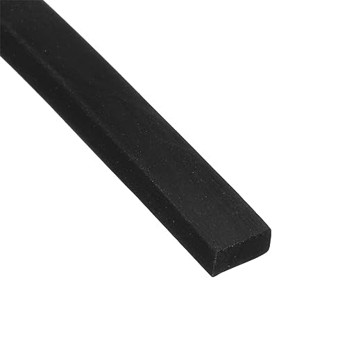 uxcell Neoprene Rubber Sheet Rolls 1/8" T x 0.2" W x 11.5'L Solid Rubber Seal Strip for DIY Gasket, Crafts, Pads, Seals, Protection - size: 1/8"T x 0.2"W x 11.5'L