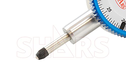 Shars 0.25" Dial Indicator 303-3101A P] - color: White, size: .25" x .0005" 303-3101A