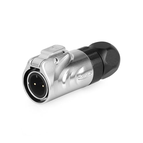 CNLINKO LP12 2-Pin Metal Shell Waterproof Circular Connector M12 - size: 2-Pin