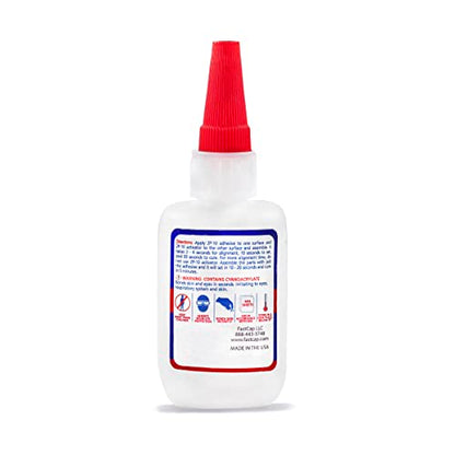 FastCap 2P-10 - Medium – Industrial Strength Super Glue - CA (Cyanoacrylate Adhesive) - 2.25 oz/64g. Perfect for General Purpose Projects. 2-Part Adhesive. Activator Sold Separately (1-Bottle) - style: Medium