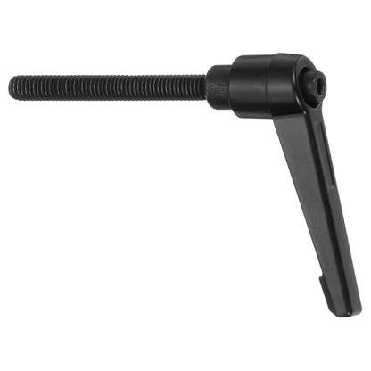uxcell 1Pcs M6 x 50mm Adjustable Knobs Handle Male Thread Push Button Ratchet Quick Release Locking Rotating Bolt for Lathe Machinery, Black - size: M6 x 50mm