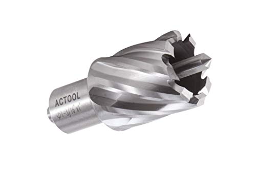 1-3/16" Diameter × 1" Depth of Cut HSS ANNULAR Cutter with 3/4'' Weldon Shank - size: 1-3/16'' x 1''