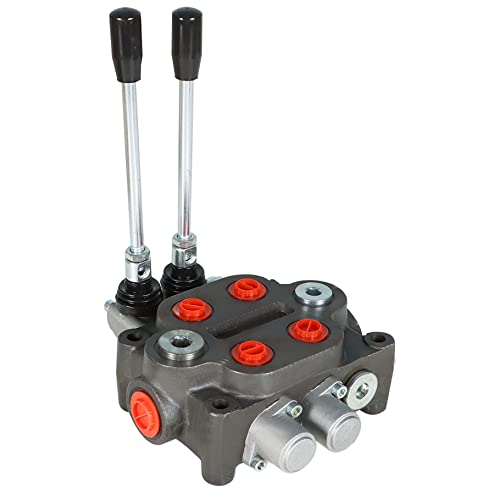 2 Spool 25GPM Hydraulic Directional Control Valve 3000PSI