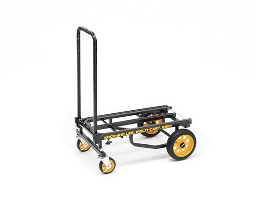 Rock-N-Roller R6RT (Mini) 8-in-1 Folding Multi-Cart/Hand Truck/Dolly/Platform Cart/29" to 42.5" Telescoping Frame/500 lbs. Load Capacity, Black - style: R6RT