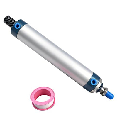 CG WEITENG Pneumatic Mini Pneumatic Cylinder MAL Single Rod Aluminum Double Acting Pneumatic Cylinder 40mm Bore 125mm Stroke(MAL40x125) - color: MAL-40 mm, size: 125 mm