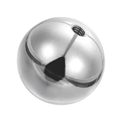 PATIKIL M6 x 38mm Ball Nuts Knob 304 Stainless Steel Round Solid Silver - size: M6x38mm