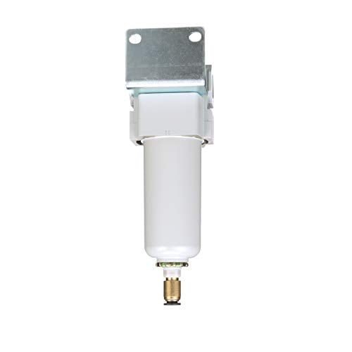 PneumaticPlus SAFM300-N03BD-MEP Coalescing Filter 3/8" NPT, 0.1 Micron - size: 3/8" NPT, style: Metal Bowl - Auto Drain