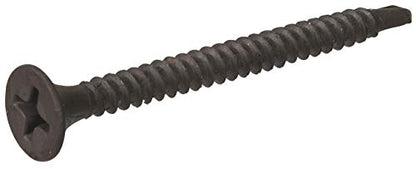 Hillman Drywall Screws, #8 x 2-3/8in, 93 Pack, Black