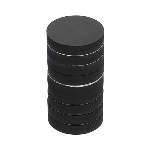 PATIKIL Non Slip Furniture Pads 1-3/16" (30mm x 5mm), 10 Pcs Adhesive Backed Round Rubber Feet Anti-Scratch Rubber Furniture Grippers for Hardwood Floor Electronics Bed Drawers DIY - size: 30mm x 5mm