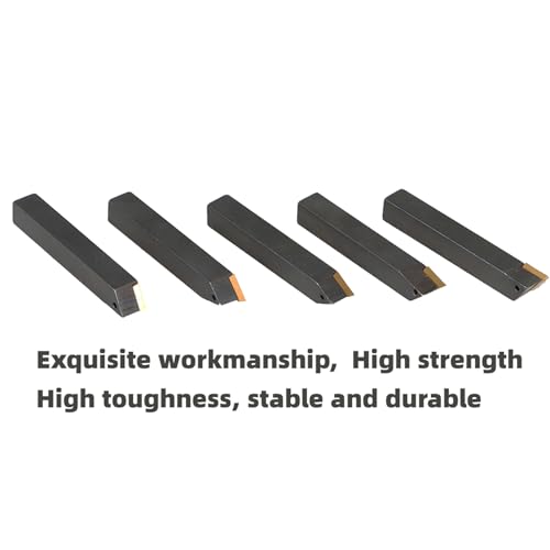 Kimllier 5Pcs 3/8" Indexable Carbide Lathe Turning Tool Holder