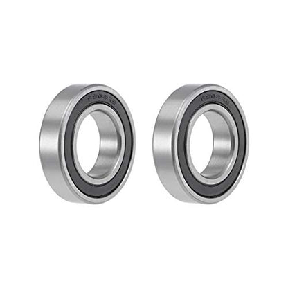 6904-2RS Ball Bearings 20x37x9mm Double Sealed Chrome Steel Z2 ABEC1 2pcs - size: 20x37x9mm