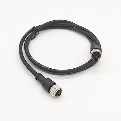 M12 5 Pins Female to Female Connector Cable, A Code Straight Molding Cable Female to Female Aviation Sensor Electrical PVC Cable 125V 4A AC/DC Industrial Molded Cable 10M AWG22（10Meter） - size: 32.8ft