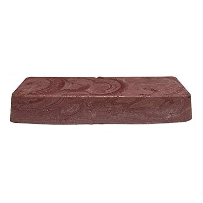 Benchmark Abrasives Red Buffing Compound for Polishing Removing Scratches from Soft Precious Metals, Jewelry, Aluminum, Gold, Silver, Copper, 1 Pound Bar (Jewelers Rouge) - style: Jewelers Rouge