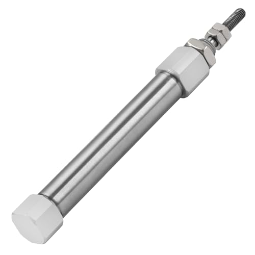 Heschen Stainless Steel Slim Air Pneumatic Cylinder, CDJ2B 10-40, M5 Port, 10mm Bore, 40mm Stroke, Double Acting Single Rod - size: 40mm Stroke