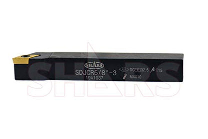 Shars 5/8" Indexable Carbide Turning Tool Set (7 Pcs) 404-2891 M] - size: 5/8" Indexable Tool Set 404-2891