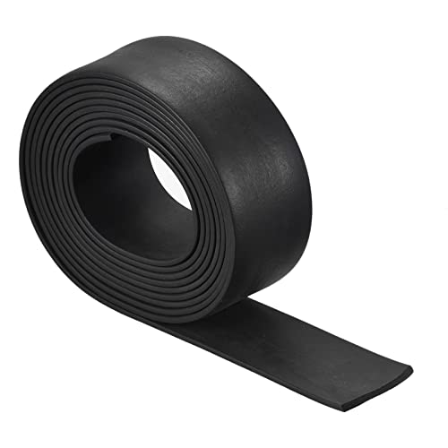 uxcell EPDM Rubber Foam Sheet Strips 1/8" T x 2" W x 157.5" L, Neoprene Rubber Sheet Rolls for DIY Gasket, Sealing Padding, Reduce Vibration Mat - size: 1/8"T x 2"W x 157.5"L