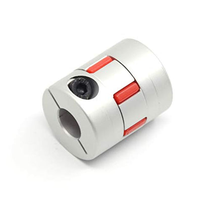 2PCS 10mm to 10mm Aluminium Plum Flexible Shaft Coupling D25 L30 10x10mm Connector Flexible Coupler for 3D Printer CNC Machine and Servo Stepped Motor（10x10mm） - style: 10-10mm