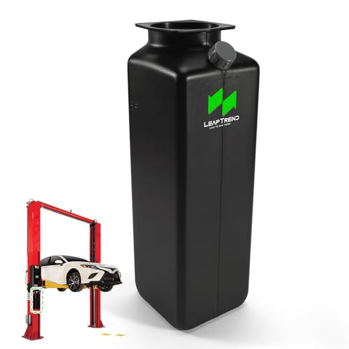 LEAPTREND Hydraulic Oil Reservoir Tank (14L Black) Compatible with Rotary/Forward/Direct/Hanmecson Lift, for Hydraulic Power Units 2-Post & Pad Lifts, Replacement for P1427KIT