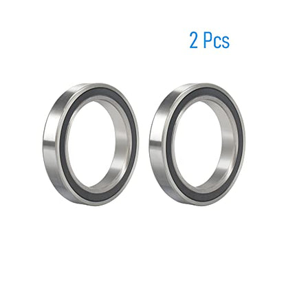 6705-2RS 2 PCS Deep Groove Ball Bearing 25×32×4mm Double Black Rubber Shielded Ball Bearing Chrome Steel P0 Z2 Bearing for Hair Curler, Industrial Machine,Power Tools - size: 6705-2RS Size 25×32×4mm