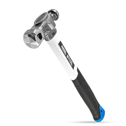 Real Steel Ball Peen Hammer 16 oz, Metalworking Tool Ball Pein Hammer (Graphite)