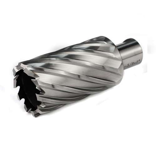 OSCARBIDE 1-3/8" x 2" HSS Annular Cutter 3/4" Weldon Shank Mag Drill Bit