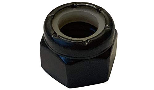 Small Parts 14NSB 1/4"-20 NE Nylon Insert Hex Lock Nut Black Oxide (Pack of 100)