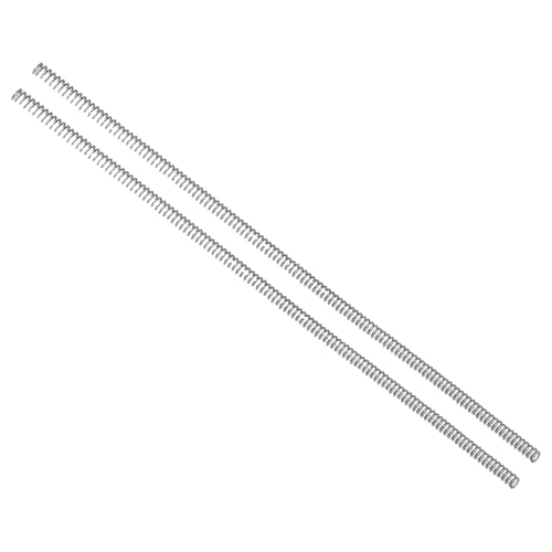 Compression Spring 0.5x5x305mm, 304 SS Long Extension Spring 2 Pack - size: 0.5mm x 5mm x 305mm