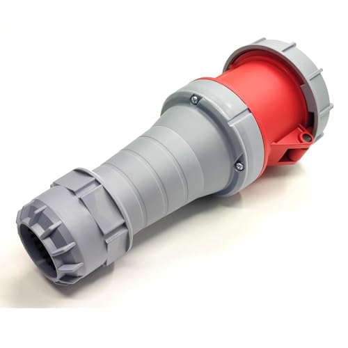 IEC60309 Waterproof CEE Industrial Activity Female Plug 4Pin 125A(UI Standard 100A) 380-415V 3P+E Flame Retardant IP67 - style: Activity Plug(F)