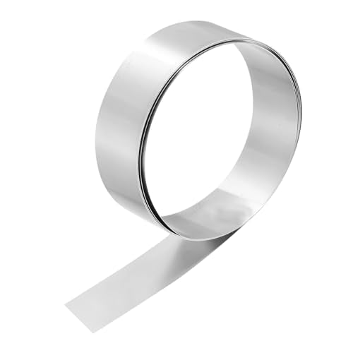 MECCANIXITY 301 Stainless Steel Foil Roll 0.1mmx20mmx2m Silver - size: 0.1mm x 20mm x 2m