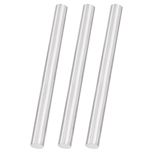 uxcell 3pcs 304 Stainless Steel Round Rods, 1/2" Dia x 6" Length Stainless Steel Metal Solid Shaft Rod Bar for Industry Use Metal Working Hobbies DIY Craft, Silver - size: 1/2" Dia x 6" Length