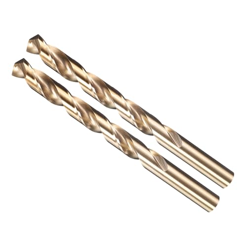 METALLIXITY Drill Bit (29/64") M35 5% Cobalt High-Speed Steel 135° 2Pcs - size: 29/64"