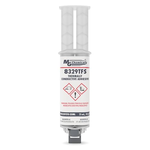 MG Chemicals 8329TFS Thermally Conductive Adhesive - Slow Cure, 25mL Dual Dispenser