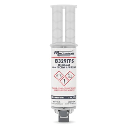 MG Chemicals 8329TFS Thermally Conductive Adhesive - Slow Cure, 25mL Dual Dispenser