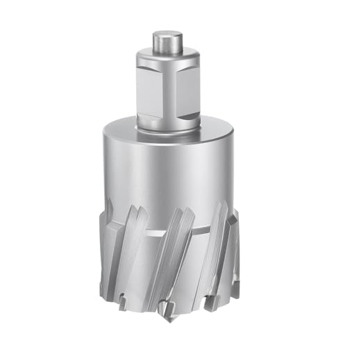 HARFINGTON Annular Cutter 1-11/16" Dia 1-3/8" Depth 3/4" Shank TCT Cutting Drill Bits with Pin for Magnetic Drill Press - size: 1-11/16" x 1-3/8"