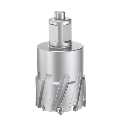 HARFINGTON Annular Cutter 1-11/16" Dia 1-3/8" Depth 3/4" Shank TCT Cutting Drill Bits with Pin for Magnetic Drill Press - size: 1-11/16" x 1-3/8"
