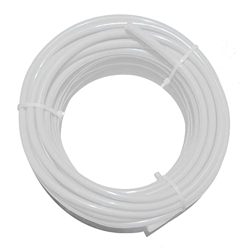 Beduan 6mm x 4mm Clear Pneumatic Tubing Pipe PU Polyurethane Air Compressor Tubing Hose Pipe Line Fluid Transfer 39.4ft 12 Meter - color: Clear, size: 6mmx4mm-12m