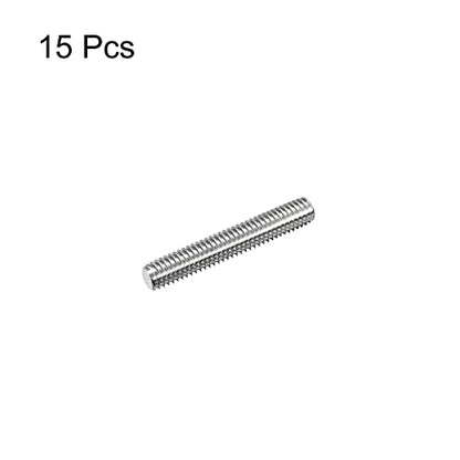 MECCANIXITY Fully Threaded Rod M6 x 35mm 1mm Thread Pitch 304 Stainless Steel Right Hand Threaded Rods Bar Studs 15 Pack - size: M6 x 35mm