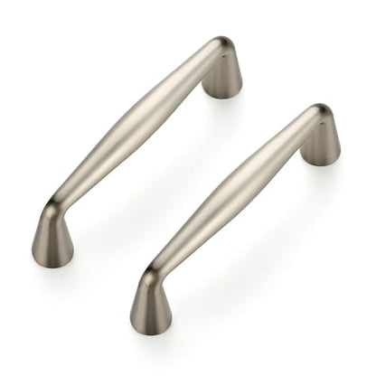 Ravinte Brushed Nickel Cabinet Handles Solid Handles,3 Inch,5 Pack - color: Brushed Nickel, size: 3 Inches Hole Center