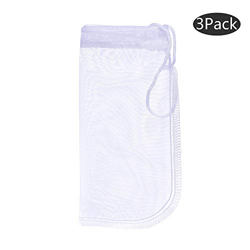 ALEGI Aquarium Extra Fine Media Filter Bag 7.5"*3.6" 3 Pack - size: 7.5"*3.6" (3 pack)