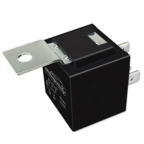 12V DC 5-pin 40/30AMP Automotive Relay Kit, SPDT Power Trim and Tilt Relay - size: 5-pin: 12 relays
