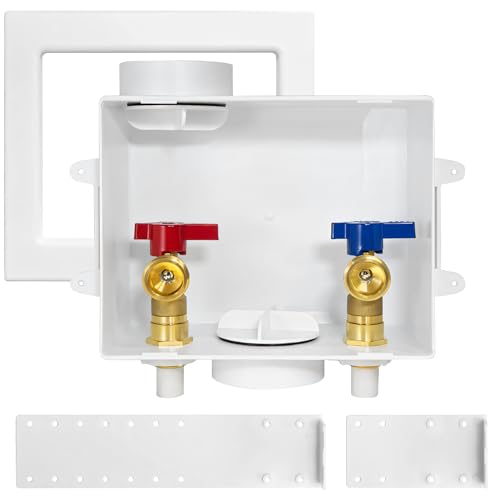 HeSun Washing Machine Outlet Box, 1/2" CPVC x 3/4" MHT Outlet(WM004-1) - size: Washing Machine Box W/ Regular, style: CPVC