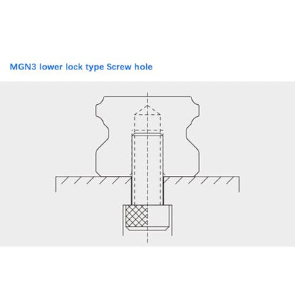MGN3 Linear Rail 80mm 3.15" 4PCS MGN3 Miniature Linear Motion Slide Rail + 4PCS MGN3H 3mm Linear Sliding Bearing Carriage Block Black for 3D Printer and CNC Machine - size: L: 80mm / 3.15 inch, style: MGN3 Rail + H Block