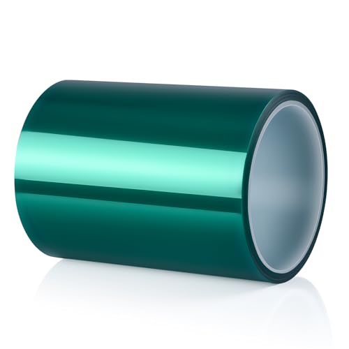 Gdrtwwh High Temperature Masking Tape, PET Heat Resistance Tape - size: 5 inches*82 feet